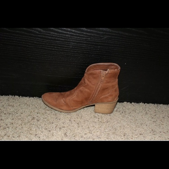 Qupid Camel Booties Size 6 - Picture 4 of 5